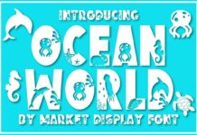 Ocean World Font Poster 1