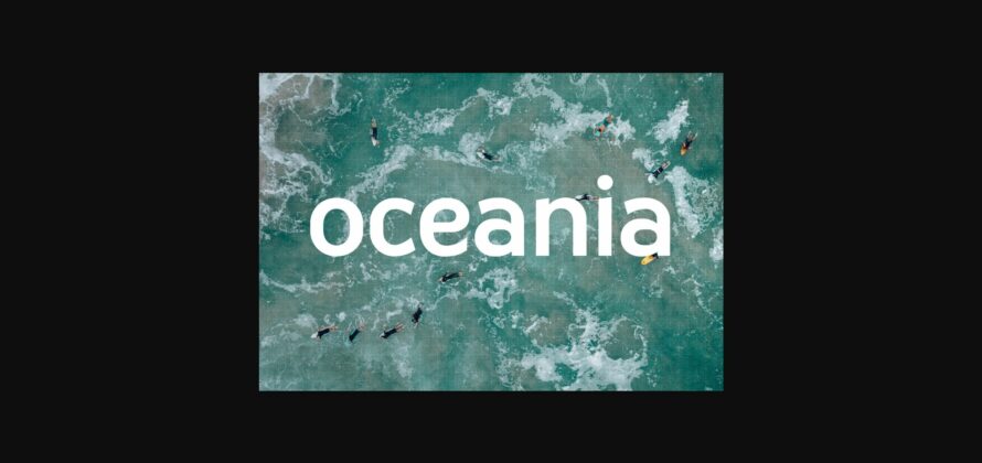 Oceania Font Poster 3
