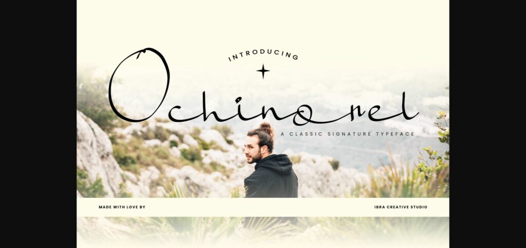 Ochinorel Font Poster 3