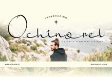 Ochinorel Font Poster 1