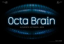 Octa Brain Font Poster 1