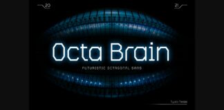 Octa Brain Font Poster 1