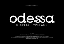 Odessa Font Poster 1