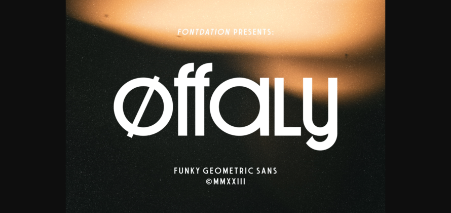 Offaly Font Poster 3