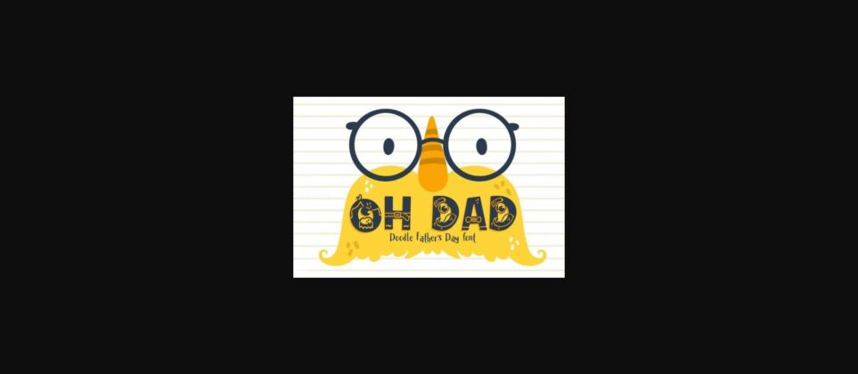 Oh Dad Font Poster 3