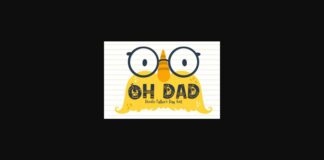 Oh Dad Font Poster 1