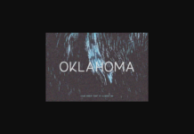 Oklahoma Font Poster 1