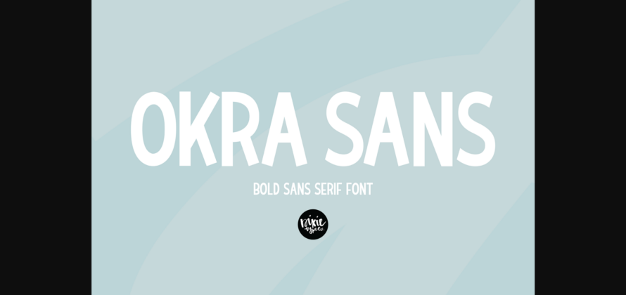 Okra Sans Font Poster 3