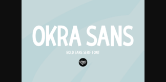 Okra Sans Font Poster 1
