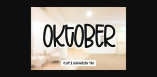 Oktober Font Poster 1