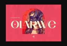 Olarwe Font Poster 1