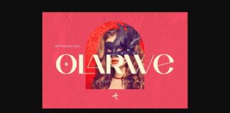 Olarwe Font Poster 1
