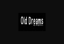 Old Dreams Font Poster 1
