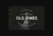 Old Pines Font Poster 1