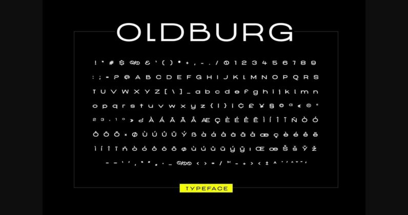 Oldburg Font Poster 5