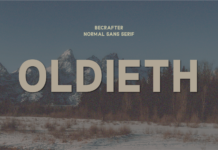 Oldieth Font Poster 1