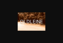 Oldleine Font Poster 1