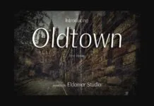 Oldtown Font Poster 1
