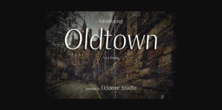 Oldtown Font Poster 1