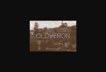 Oldveron Font Poster 1