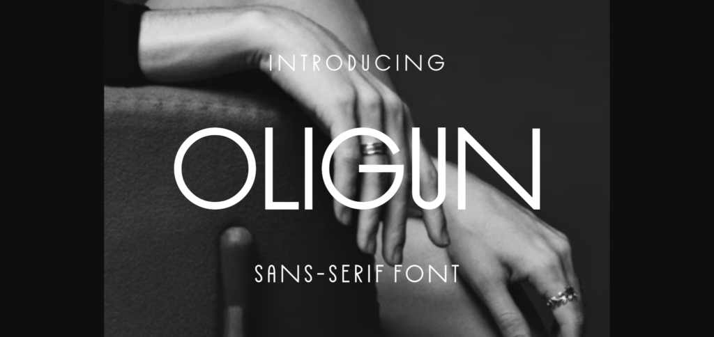 Oligun Font Poster 3