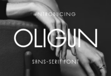 Oligun Font Poster 1