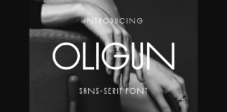 Oligun Font Poster 1