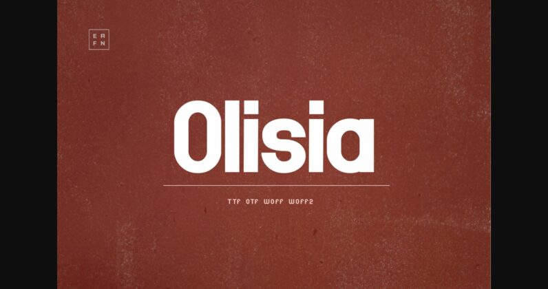 Olisia Font Poster 1