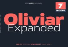 Oliviar Font Poster 1