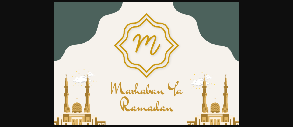 Omar Ramadan Monogram Font Poster 4