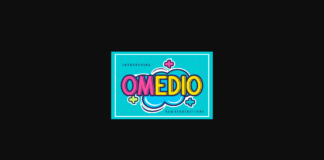 Omedio Font Poster 1