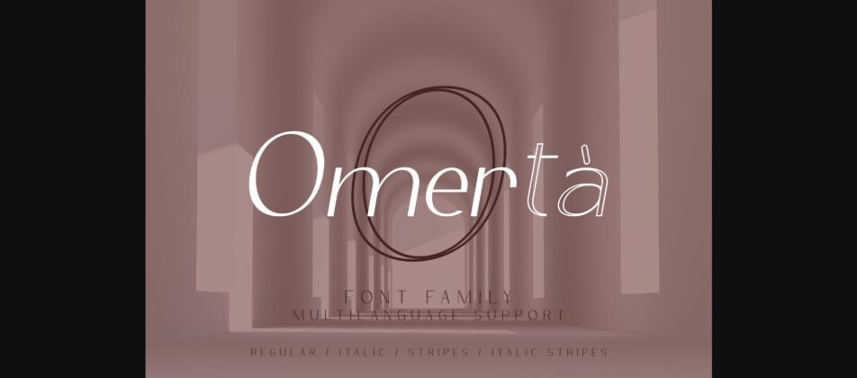 Omerta Font Poster 3