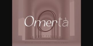Omerta Font Poster 1
