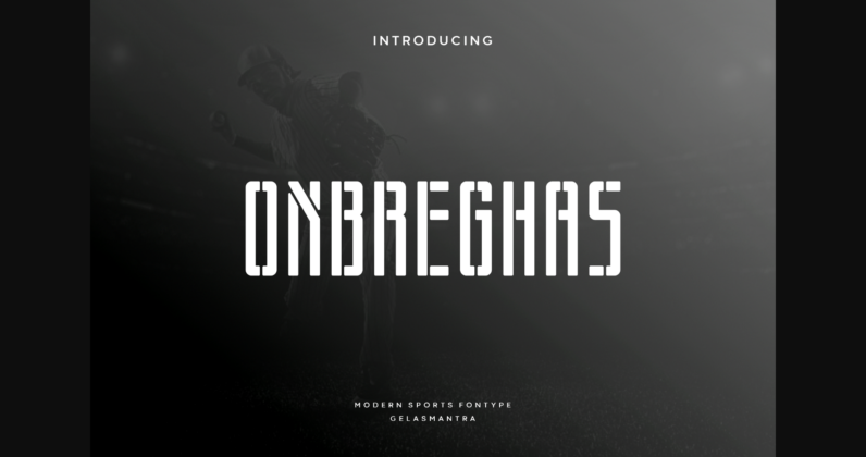 Onbreghas Font Poster 3