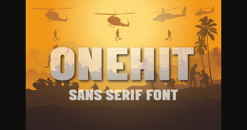 Onehit Font Poster 3