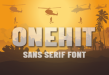 Onehit Font Poster 1