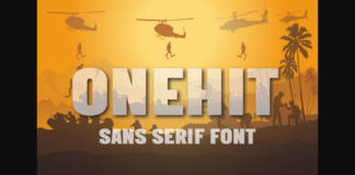 Onehit Font Poster 1