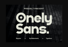 Onely Font Poster 1