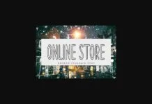 Online Store Font Online Store Font Poster 1