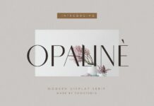 Opaline Font Poster 1