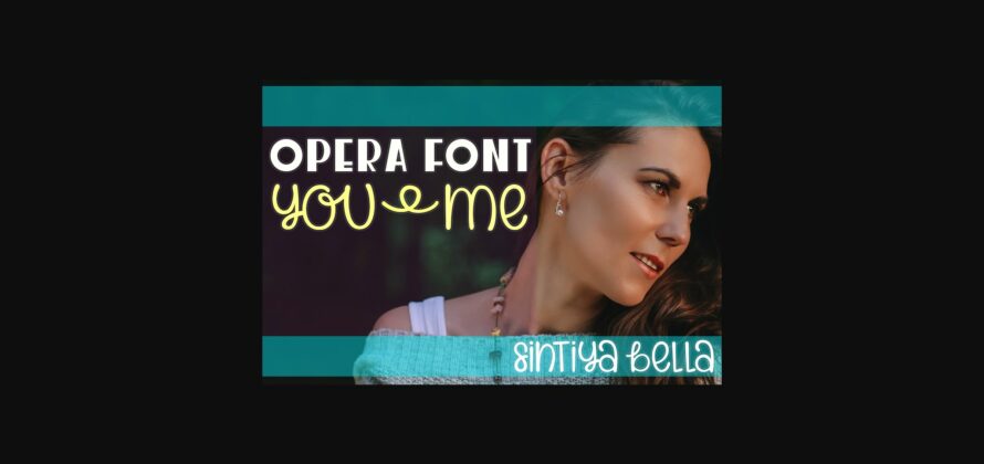 Opera Font Poster 7