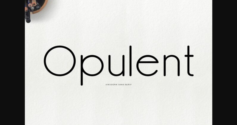 Opulent Font Poster 3