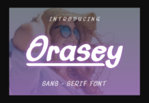 Orasey Font Poster 1