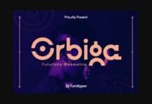 Orbiga Font Poster 1