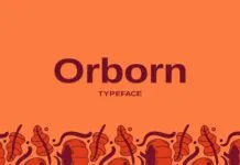 Orborn Font Orborn Font Poster 1