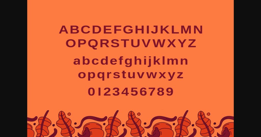 Orborn Font Poster 5