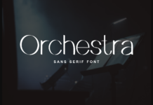 Orchestra Font Poster 1