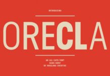 Orecla Font Poster 1