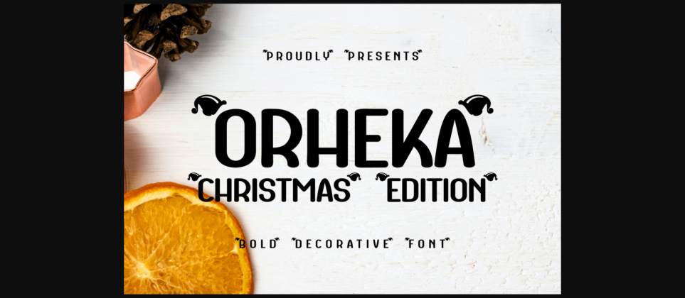 Orheka Font Poster 3