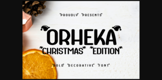 Orheka Font Poster 1